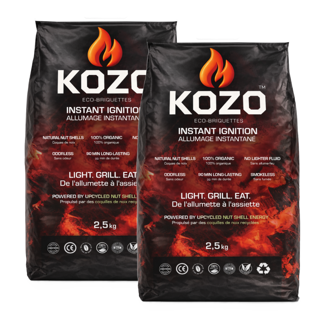 KOZO Natural Charcoal -  2 Pack